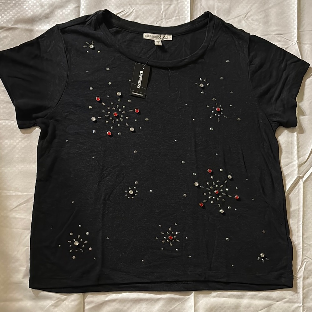 Express Black Short Sleeve T-Shirt